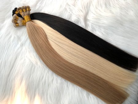 Remi Hand Sewn Weft Real Human Single Donor Hand Tied Weft Hair 18inch #60,#18