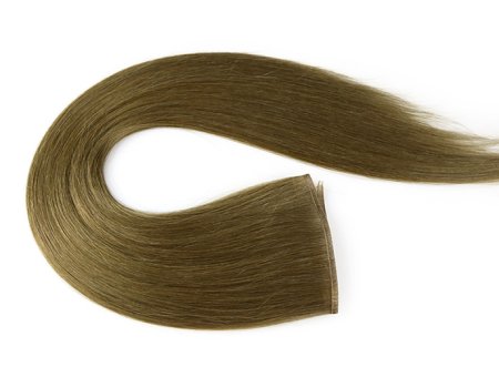 Custom Top Quality Real Natural Human Hair 22" Flat Weft Sew In