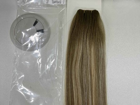 Balayage Color Virgin Cuticle Double Drawn Russian Genius Weft Hair Extensions