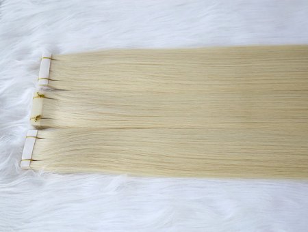 Double Drawn Cuticle Aligned Hair Tape In Hair Extensions Human Hair 22inch #60