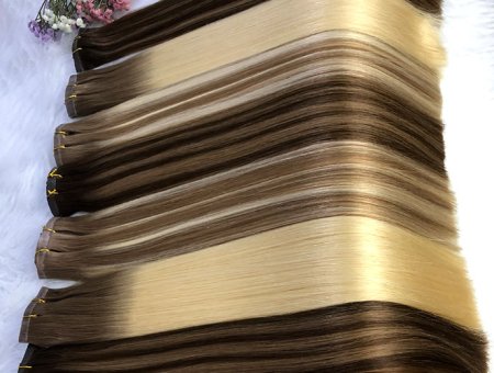 Wholesale Seamless Clip In Hair Remy Hair Extensions Thick End