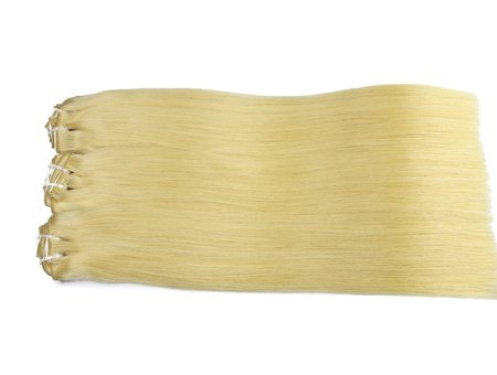 Unprocessed Ponytail Hair Extension Clip On Pieces Cuticle Aligned 30 Inch #613