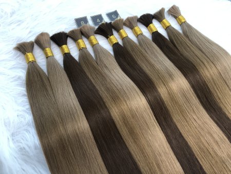 Top Grade Quality Bulk Remy Hair Cuticle Aligned Human Hair Braids Extension