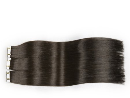 Russian Tape Hair Extensions Skin Bone Straight Double Drawn Hair #2