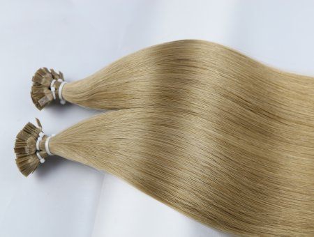 Human Hair Extensions Pre Bonded Keratin Full Cuticle Flat Tip  #8