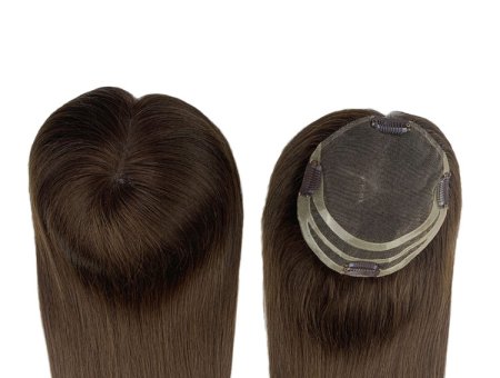 Factory Stock Remy Virgin Human Hair Swiss Lace Topper High Quality 