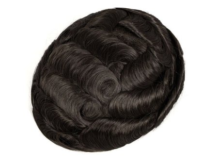 Full French Lace Mens Human Hair Replacement Systems Breathable Toupee for Men