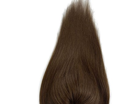 Remy Hair Mono Topper 5"x5" in Stock 100% Hand Made Hair Topper Straight