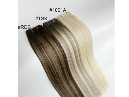 Double Layed Butterfly Weft with Holes Invisible VariousBalayage Color Available